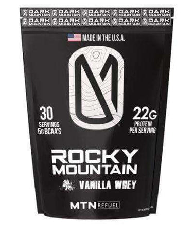 Dark Mountain 28 Servings / Vanilla Rocky Mountain Whey Protein BuiltAthletics